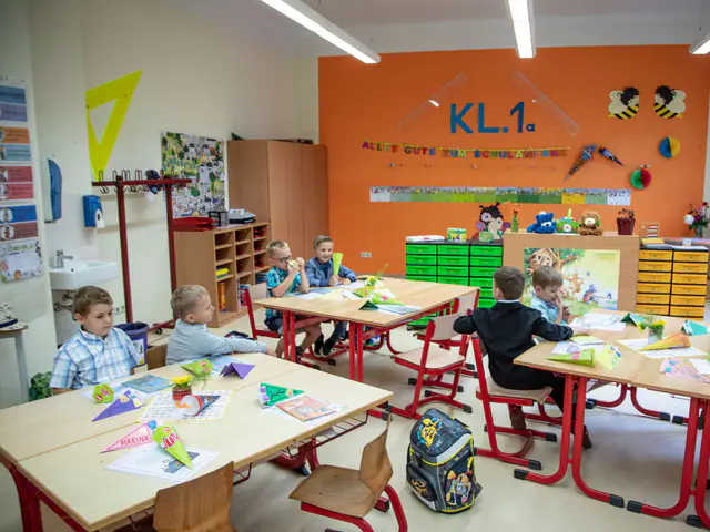 Klassenzimmer Annaburg dekoriert